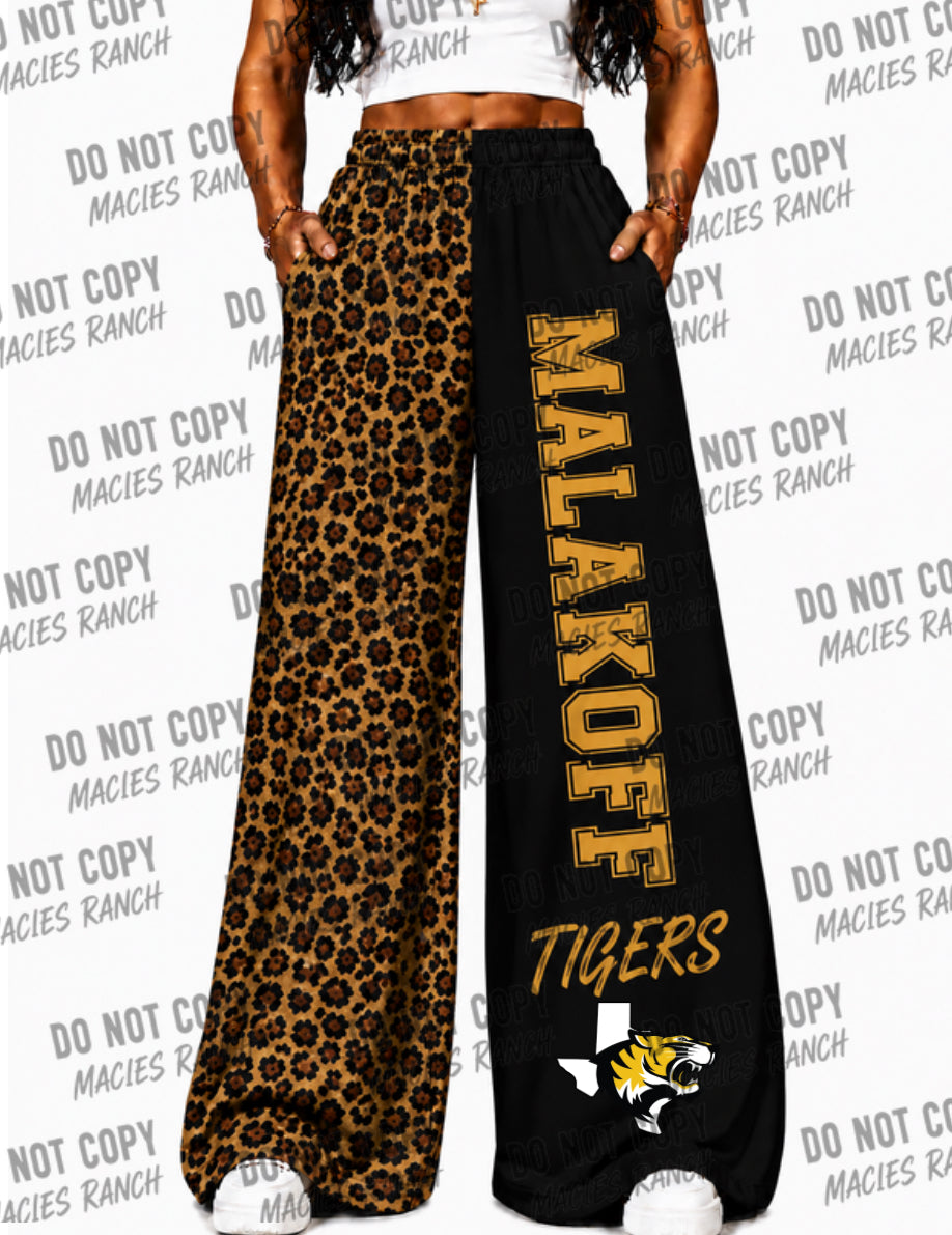 Malakoff DUO WIDE LEG PANTS - black