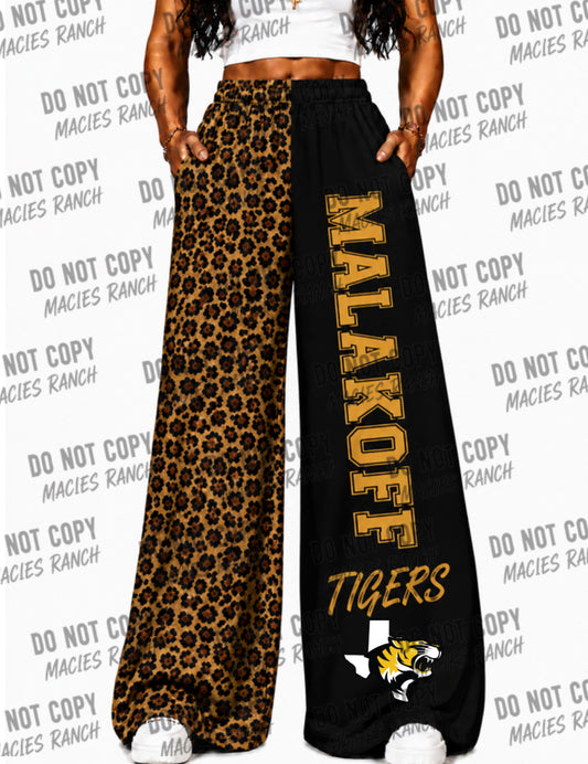 Malakoff DUO WIDE LEG PANTS - black