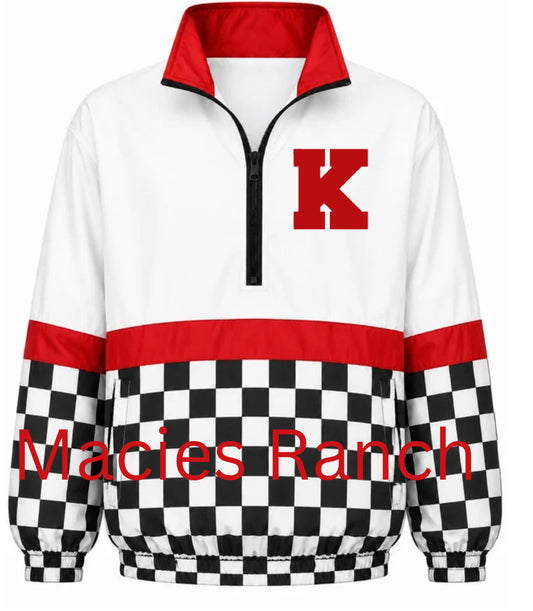 Kilgore checkered (K) windbreaker