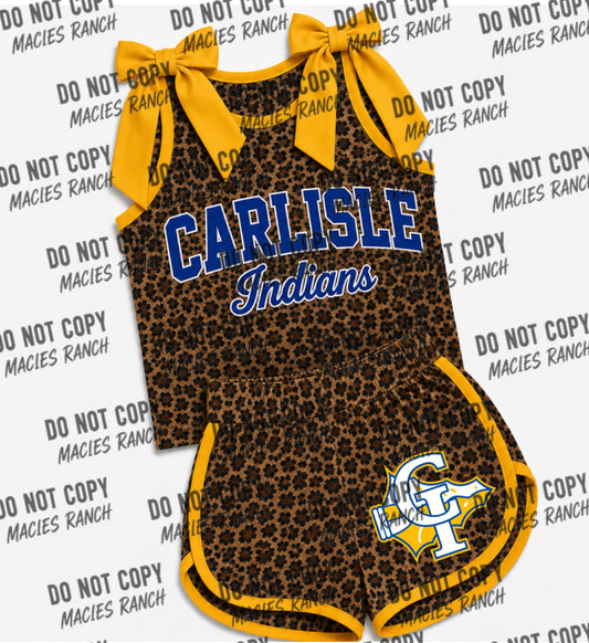 Carlisle- VARSITY BOW SET Cheetah