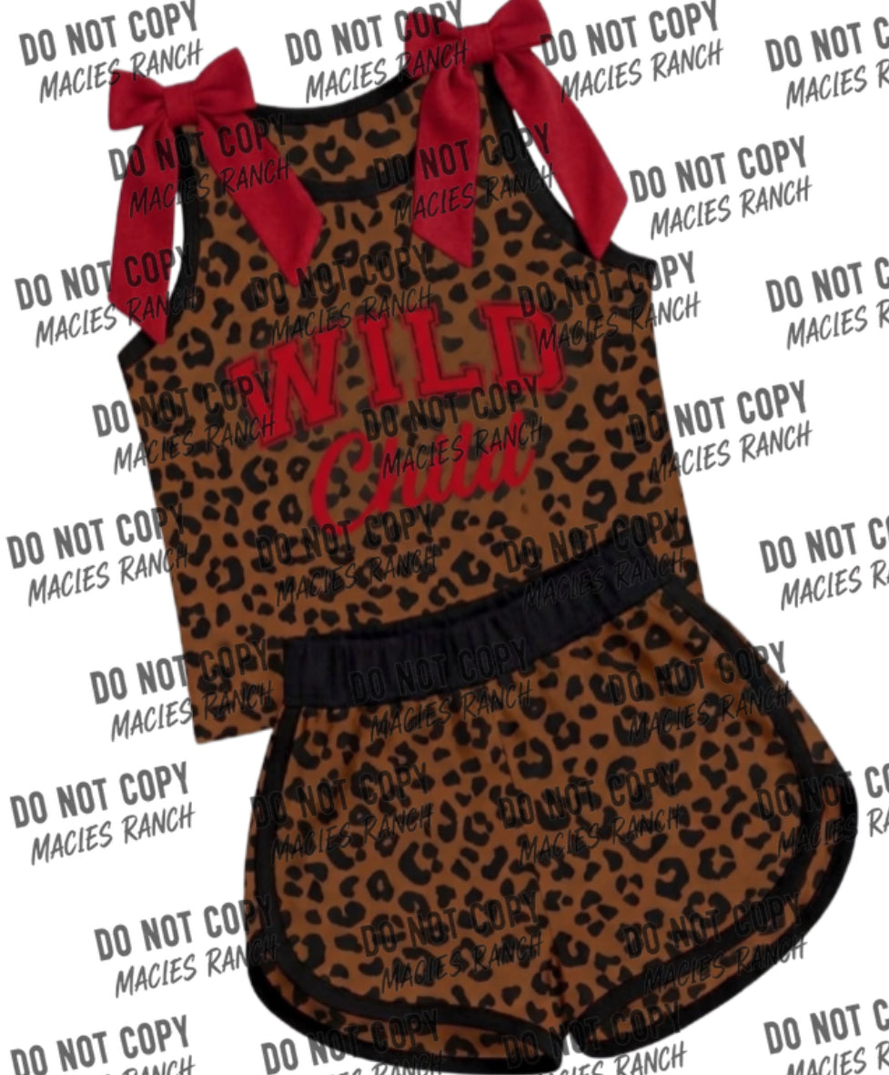 Wild Child - VARSITY BOW SET