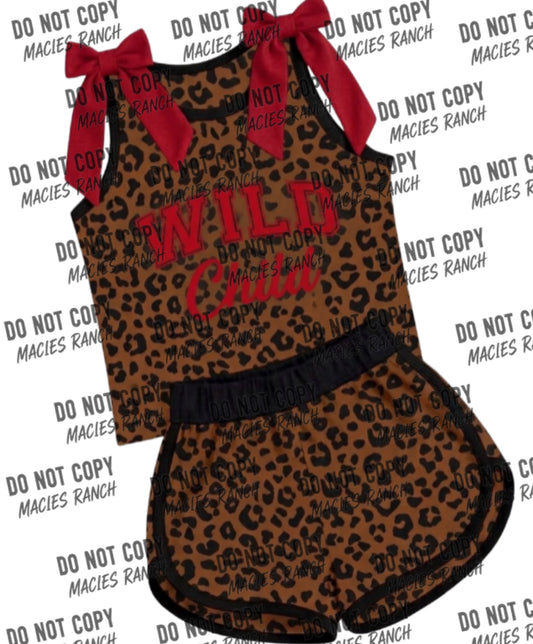 Wild Child - VARSITY BOW SET