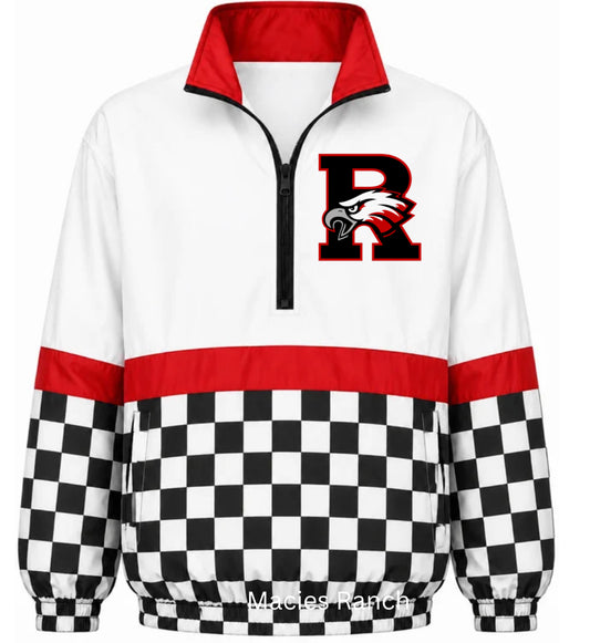 Rusk checkered windbreaker