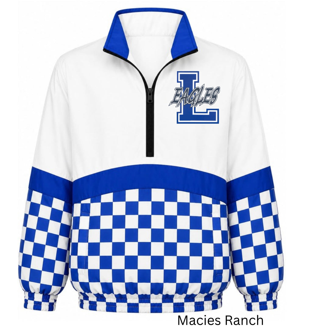 Lindale Windbreaker- checkered