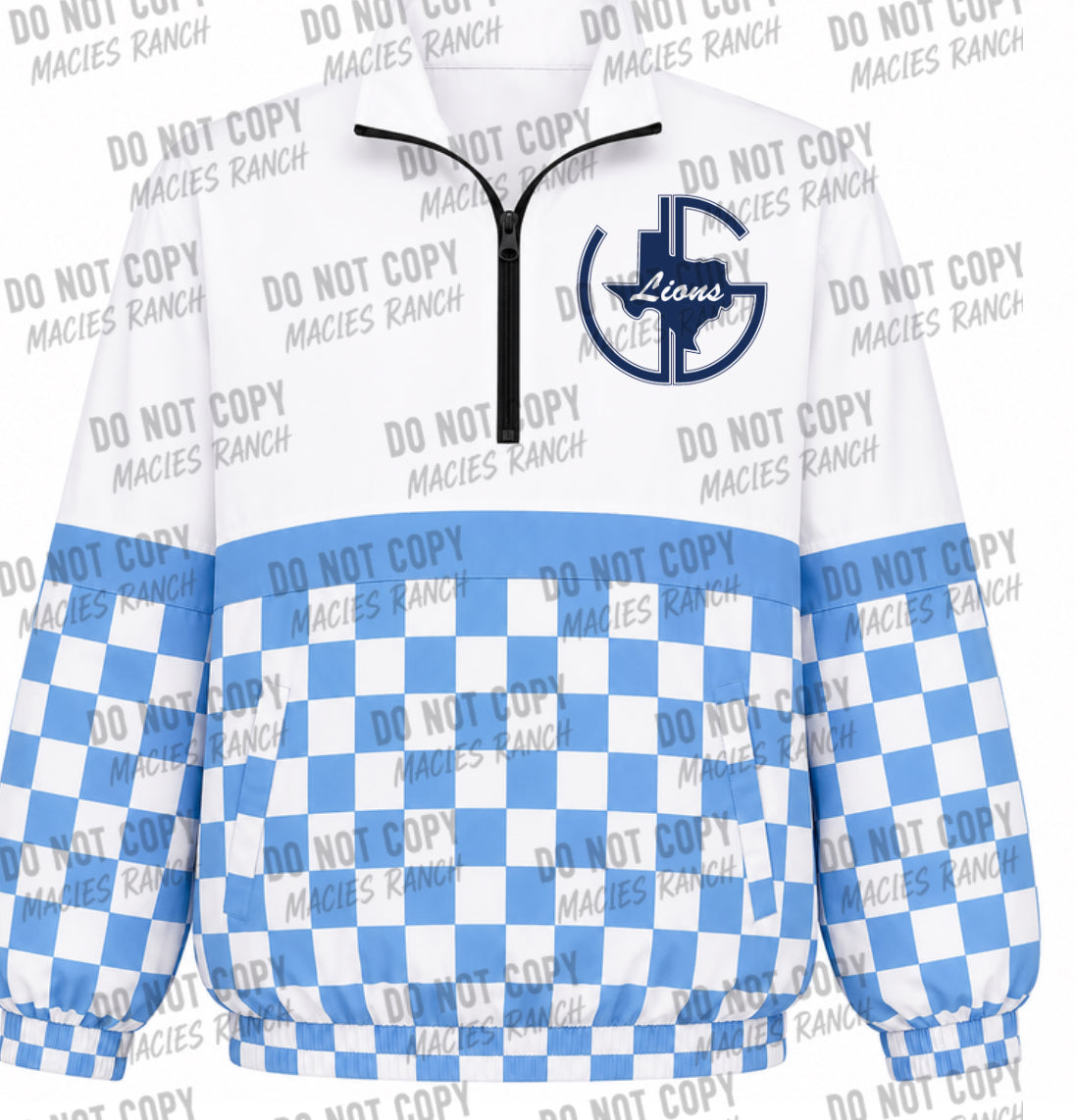 Union Grove checkered windbreaker