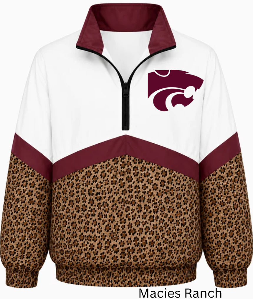 Whitehouse cheetah windbreaker