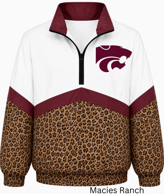 Whitehouse cheetah windbreaker