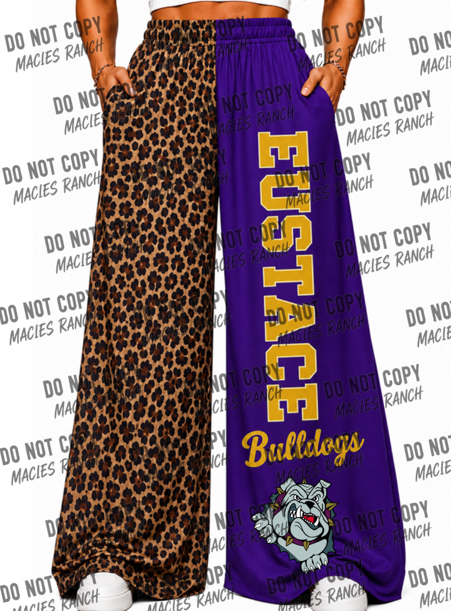Eustace DUO WIDE LEG PANTS-cheetah