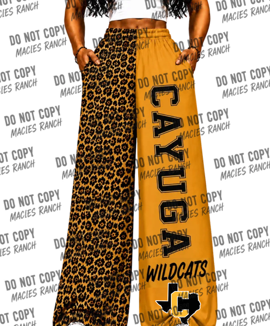 Cayuga DUO WIDE LEG PANTS- cheetah