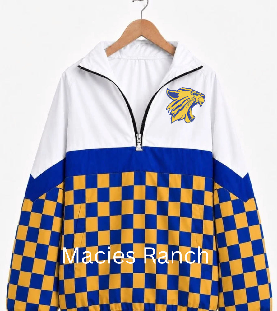 Big Sandy checkered windbreaker