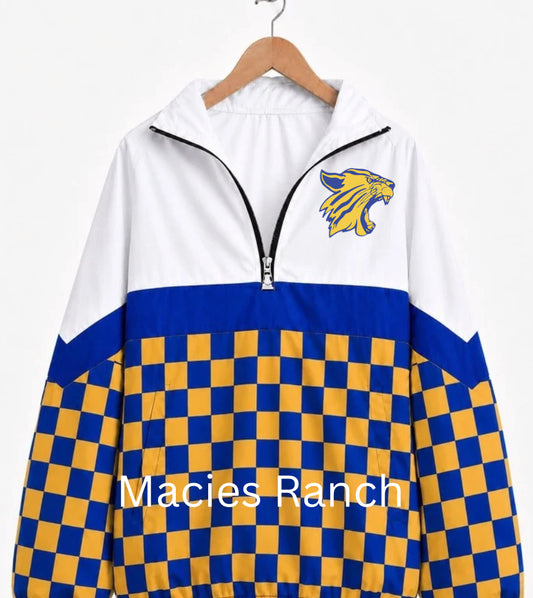 Big Sandy checkered windbreaker