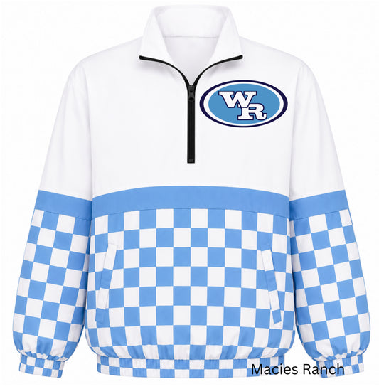 West Rusk checkered Windbreaker