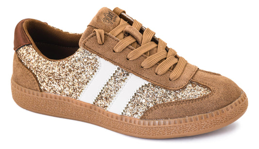 Chestnut Glitter Sneakers