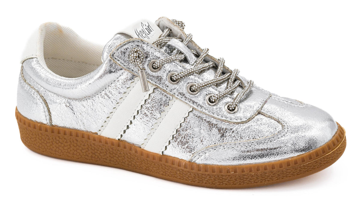 Sliver Metallic Sneakers