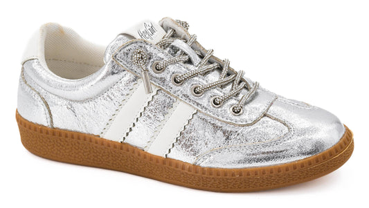 Sliver Metallic Sneakers
