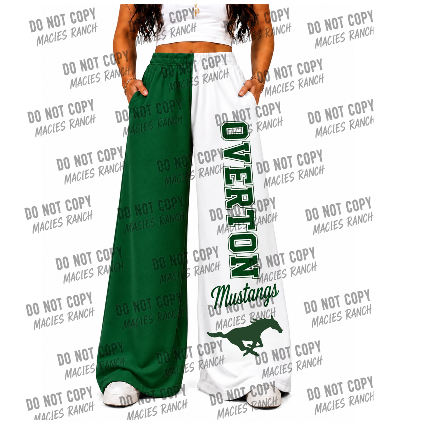 OVERTON DUO WIDE LEG PANTS -green