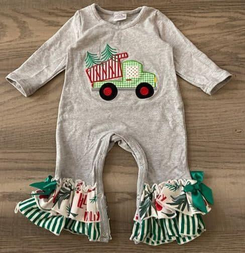 Christmas Truck Romper