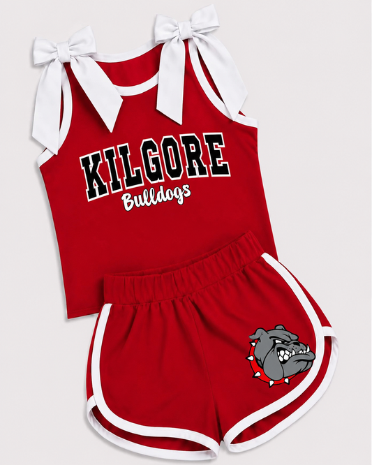 Kilgore VARSITY BOW SET red