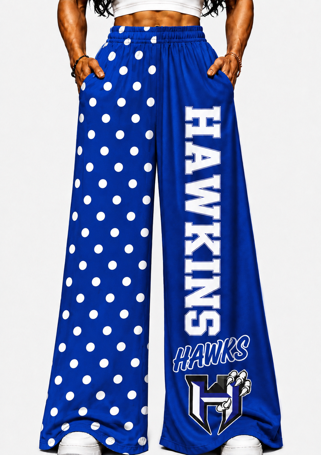 Hawkins DUO WIDE LEG PANTS- polka dots