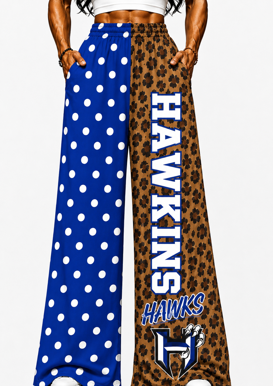 Hawkins DUO WIDE LEG PANTS- polka dots/ cheetah
