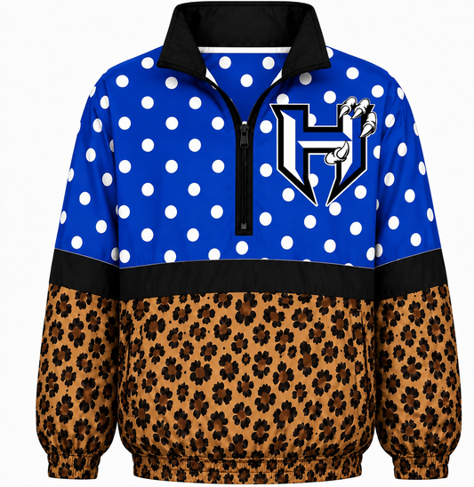Hawkins Windbreaker- cheetah/polka dots