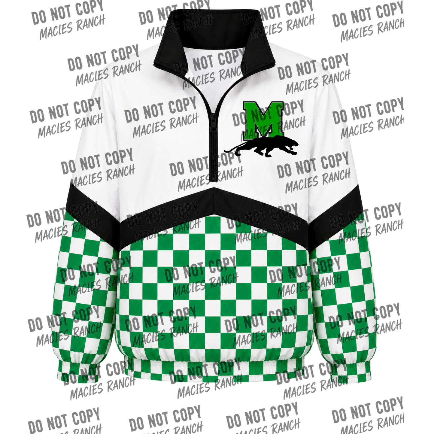Mabank Windbreaker- checkered