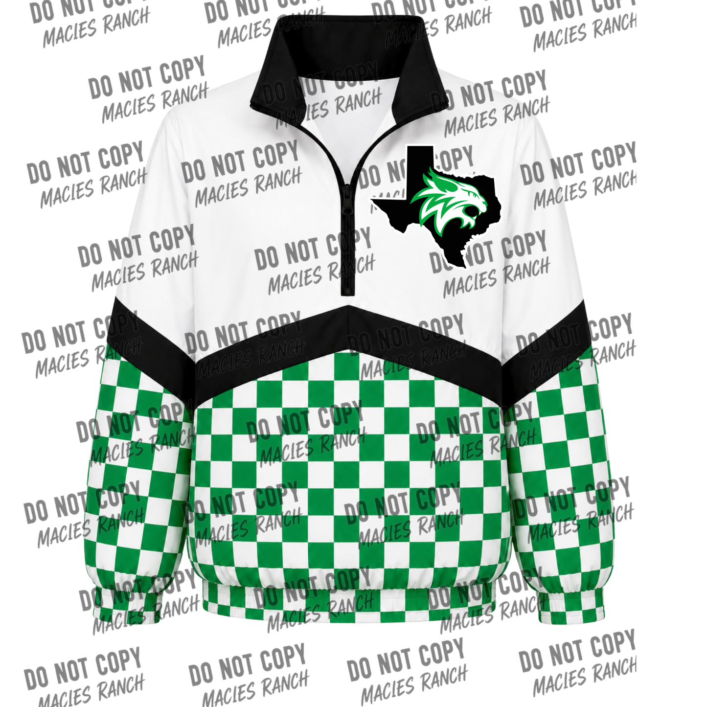 Kerens Windbreaker- checkered
