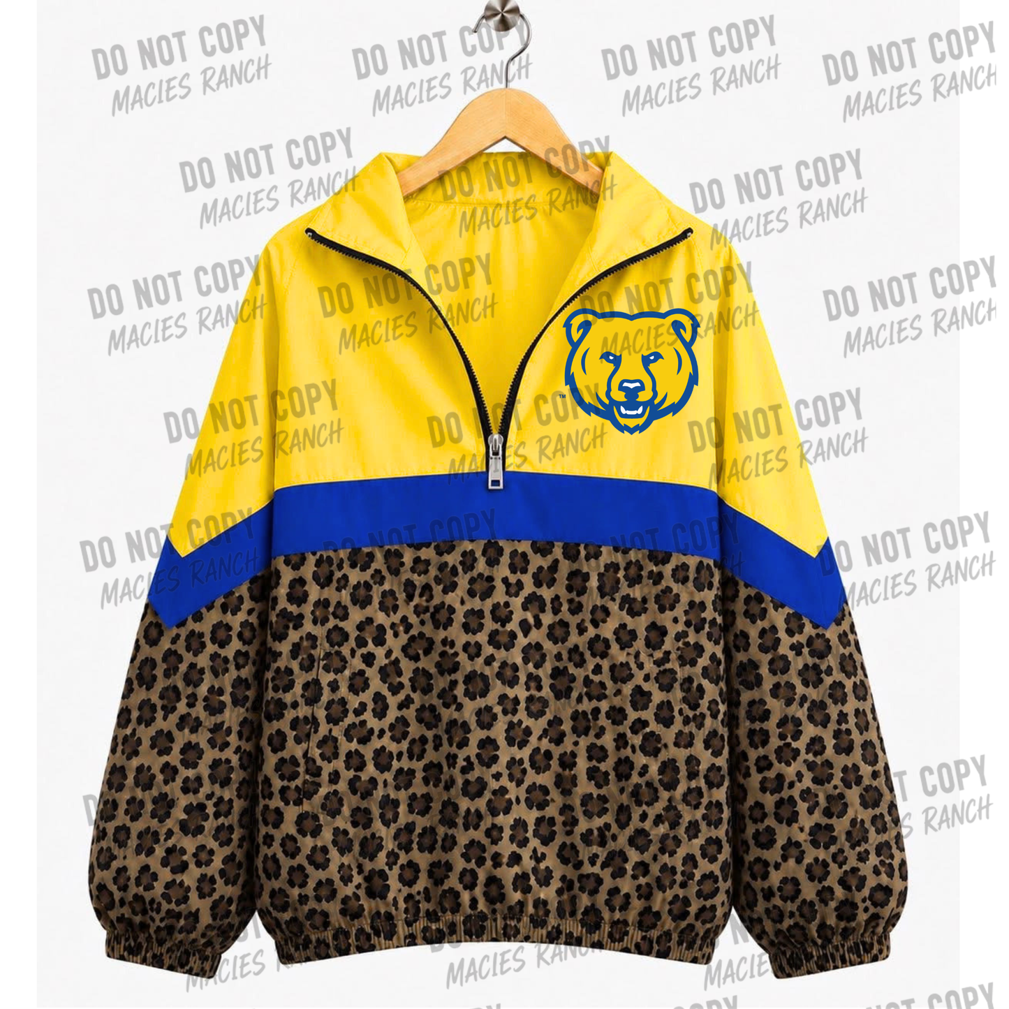 Brownsboro Windbreaker- cheetah