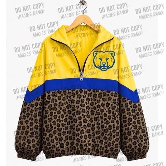 Brownsboro Windbreaker- cheetah