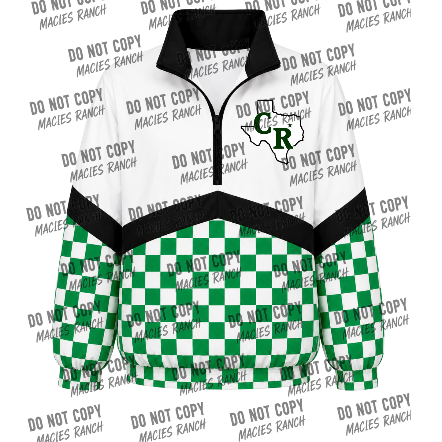 Cross Roads Windbreaker- checkered