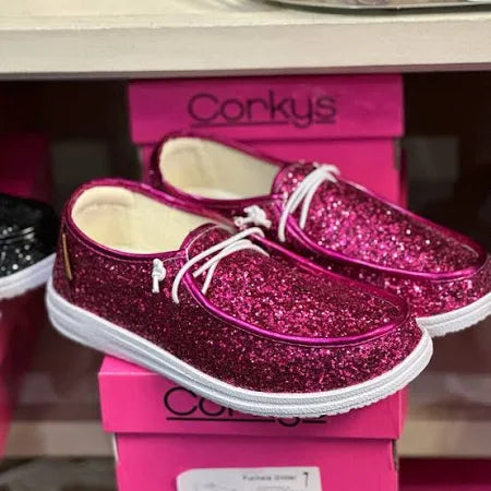 PINK GLITTER KAYAK-CORKYS