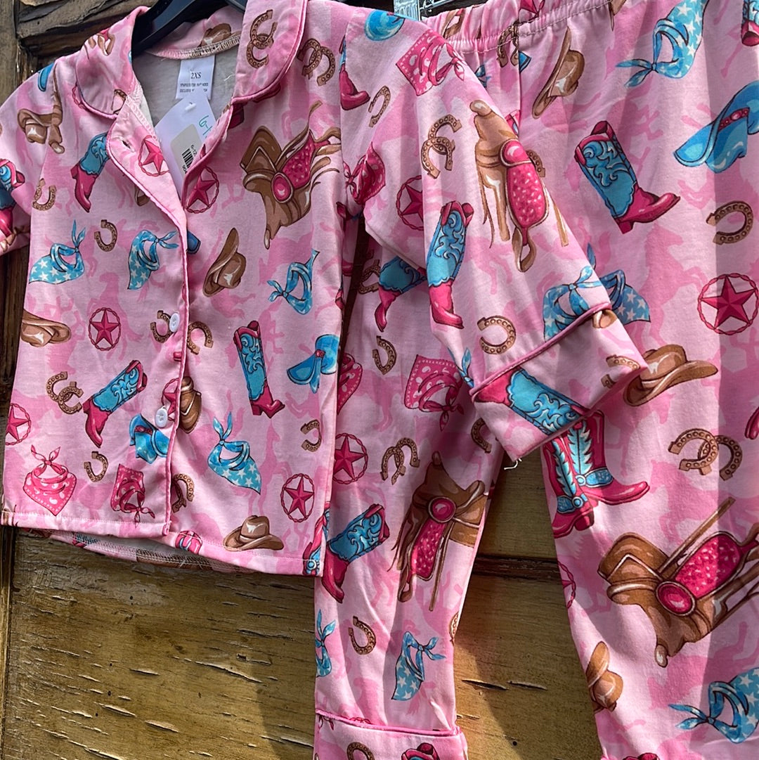 Western Barbie PJs