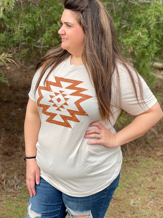 Rusty Aztec Tee